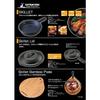 Captain Stag Glamping Kitchen Supplies Skillet Cover Mini Frying Pan Lid UG-3017 15cm