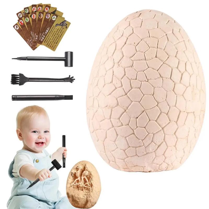 Kit de Excavare Dino Egg Smashers ,Dinozauri Unici în Ou Jumbo, Jucării STEM pentru Băieți de 5 Ani, Favuri pentru Petrecerea de Paște și Artizanat cu Dinozauri