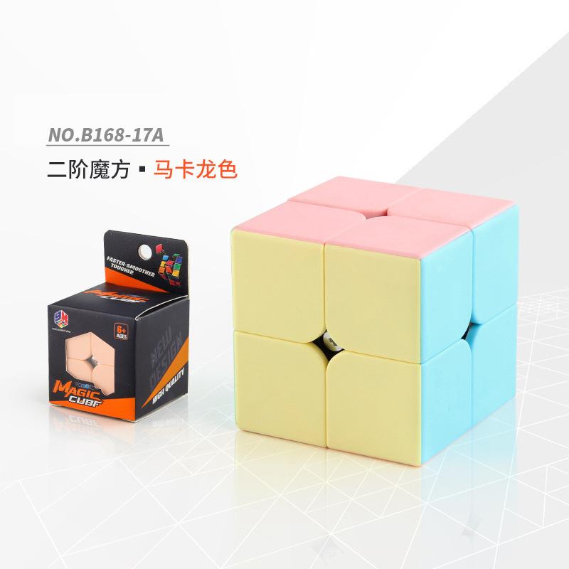 

Материал АБС Премиум Кубик Рубика 2х2 с плавной механикой для сложных головоломок для мозга Macaron Cube