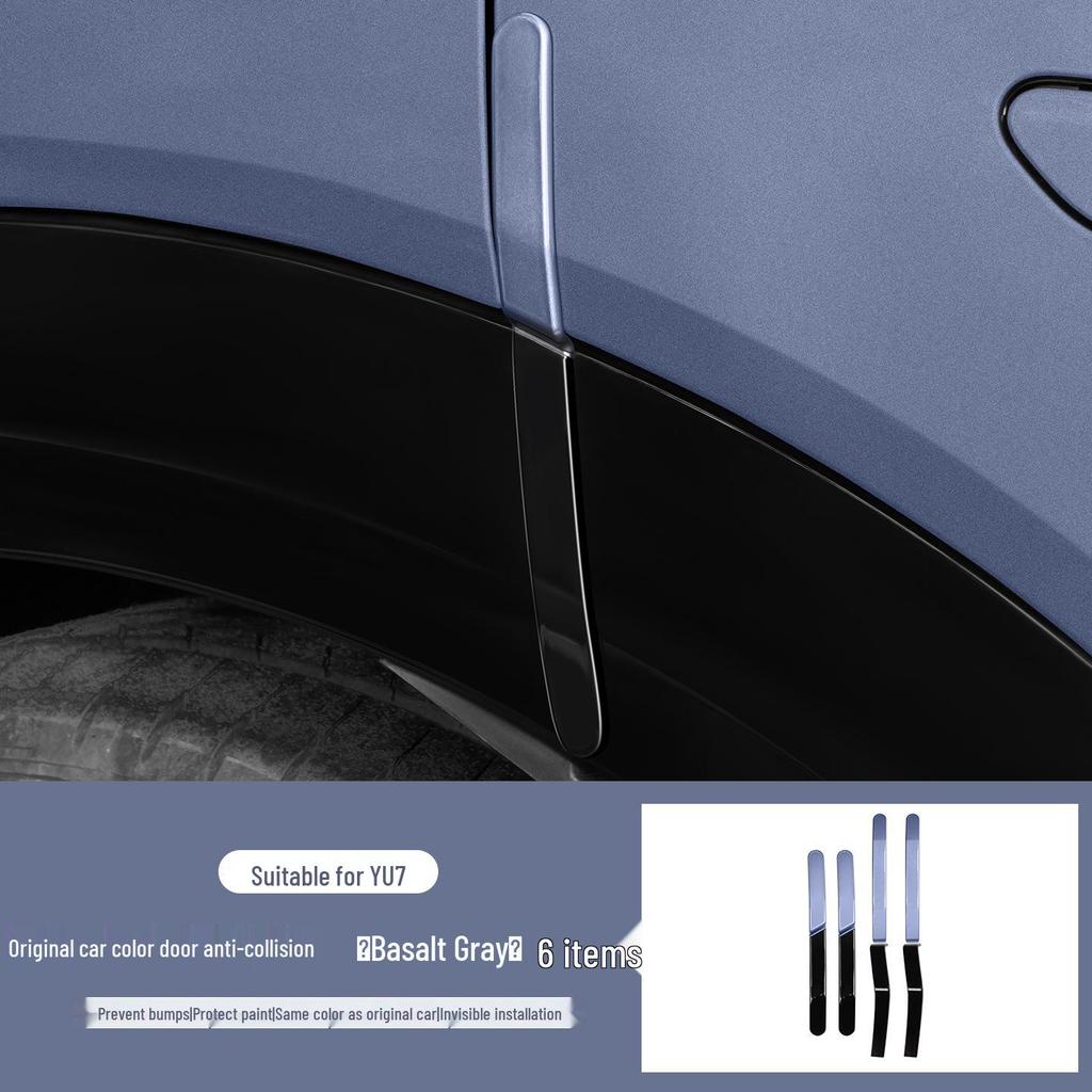 Ochrona Krawędzi Drzwi Samochodowych Paski Antykolizyjne do Xiaomi YU7 - Dekoracja Zewnętrzna i Akcesoria Zapobiegające Zarysowaniom
