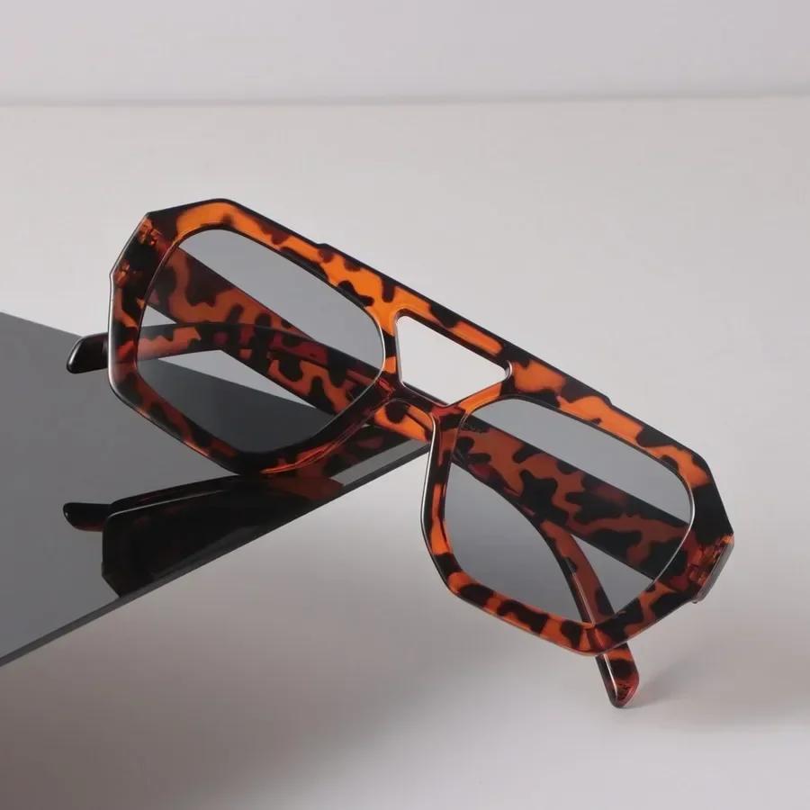 Wytrzymałe Wysokiej Jakości Kwadratowe Okulary Przeciwsłoneczne Vintage Kobiety Mężczyźni Retro Codzienna Moda Czarne Przezroczyste Okulary Przeciwsłoneczne Damskie Okulary