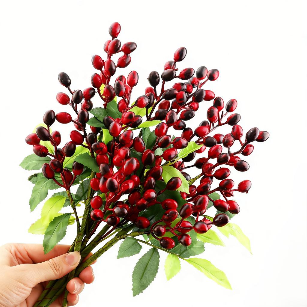 Set of 5 138 Inch Faux Olive Branches with White Buds for Home Decor Wedding Floral Arrangements and Centerpieces