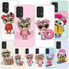 Cute Owl Hearts Lover Phone Case For Samsung Galaxy A17 A16 A15 A14 A13 A57 A56 A55 A54 A53 A37 A36 A35 A34 A33 A26 A25 A24 A23