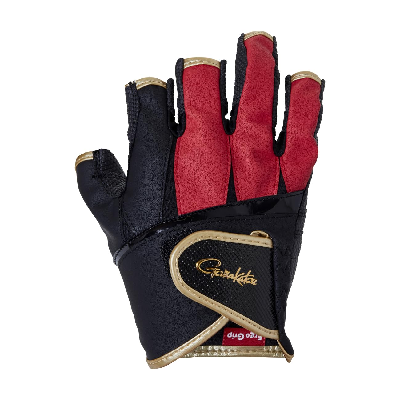 

Перчатки Gamakatsu ErgoGrip Размер L, 5-пальцевые, HS, GM7296, Черные/Красные,