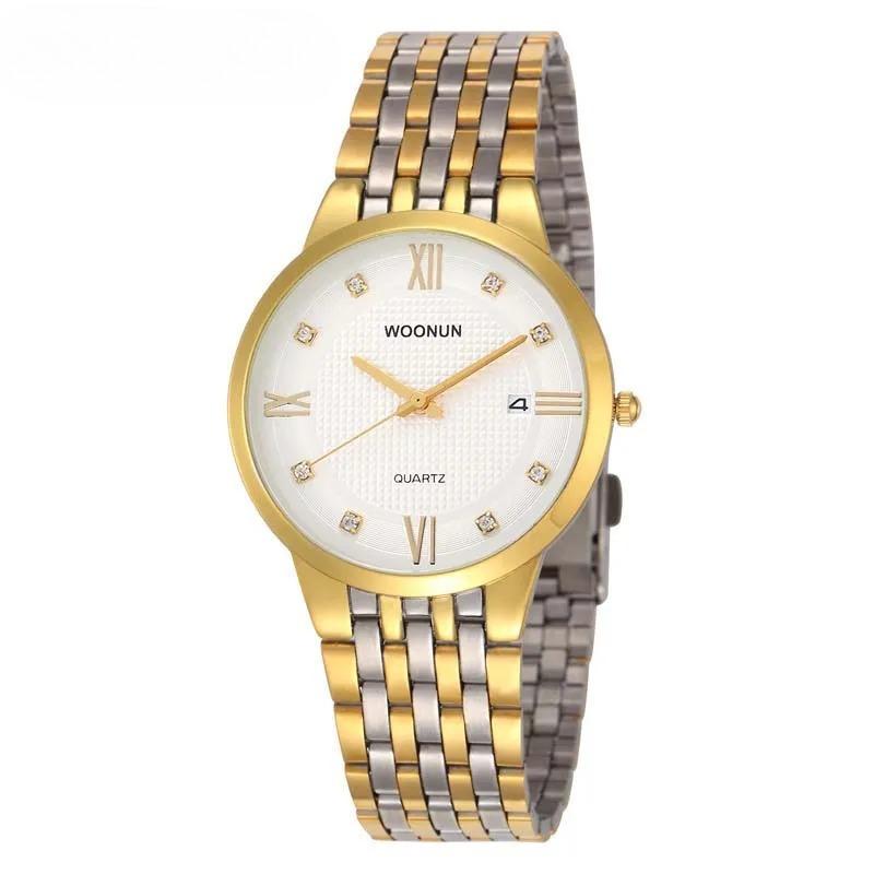 Famous Brand Watches Men Male Waterproof Shockproof Date Clock Silver Steel Quartz Watch Thin Men Watches Classic Hodinky