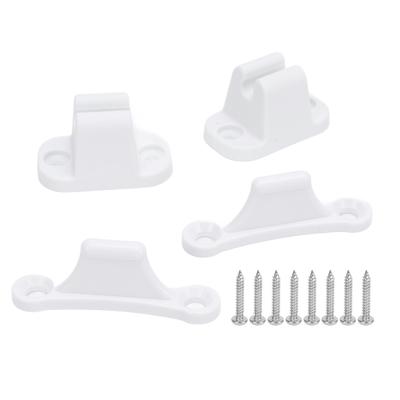 2 Sets RV Door Retainer Catch Nylon Prevent Wall Damage T Shape Door Stop Retaining Catch Holder for
