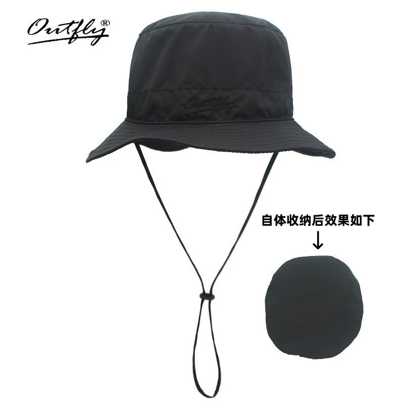 Camping Foldable Wallet Bucket Hat Quick Drying Light Outdoor Hat Sun Protection Sun Hat Mountaineering Fishing Hat Men