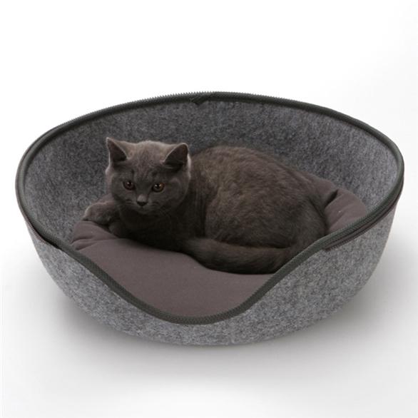 Eiförmiges Haustiernest Schönes Katzennest Persönlichkeit Hundehütte Winter Warm halten 3 Farben