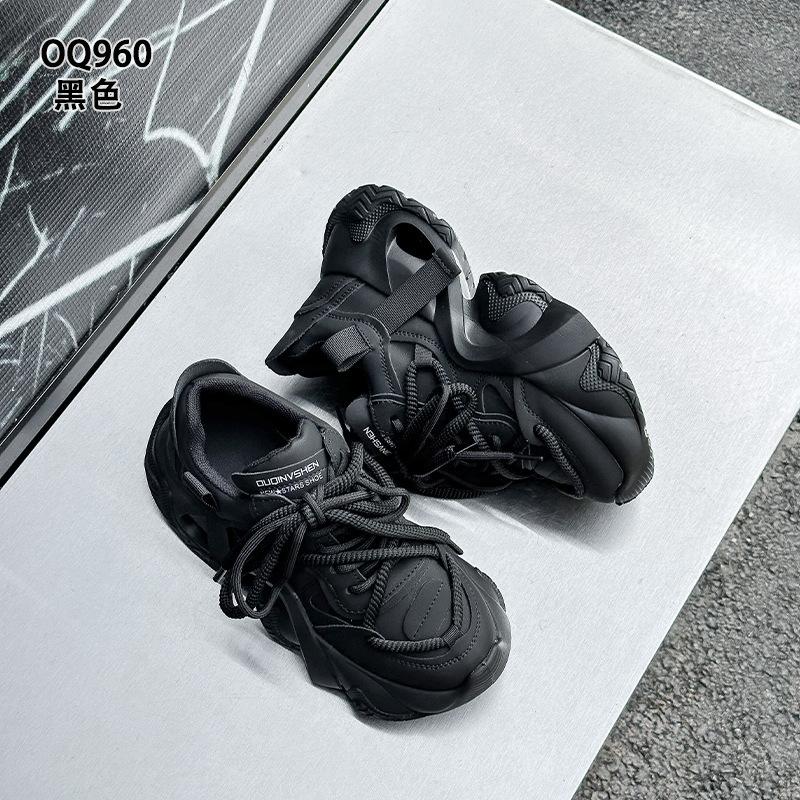 Leather dad shoes autumn and winter