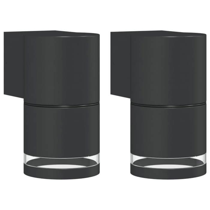 VidaXL Outdoor Wall Lights 2 Pcs Die-cast Aluminum, Outdoor Wall Lighting, Garden Wall Lamp, 4006321