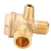 Check Valve Brass Material Thread Connection Air Compressor Pump Accessories 1 2x3 8x10