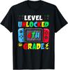 First Day Of 4th Grade Design Funny School Game Unisex T-Shirt