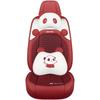 2022 New Cartoon Leather Ice Silk Car Seat Cushion Set, Four Seasons