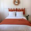 Edredon bout de lit en coton 90 x 190 cm Cocon terracotta