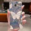 For Samsung Galaxy A5 2016 A3 2016 A7 2017 Case Flower Butterfly Soft Silicone Clear TPU Cover For Samsung A3 A5 2017 Cases Capa