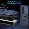 For Infinix Hot 60 Pro+ 4G Case PC+TPU Drop Defend Phone Cover with Ring Kickstand