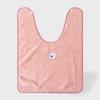 1Pc 40x56cm Cartoon Animal Embroidery Soft Water Absorbent Coral Fleece Children Kids Not Wet U-shaped Saliva Towel