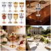 2Pcs Chalice Goblet Metal Shot Glasses Engraving Rose Flower Wine Cup Medieval Drinkware for Party Wedding Decors Gift