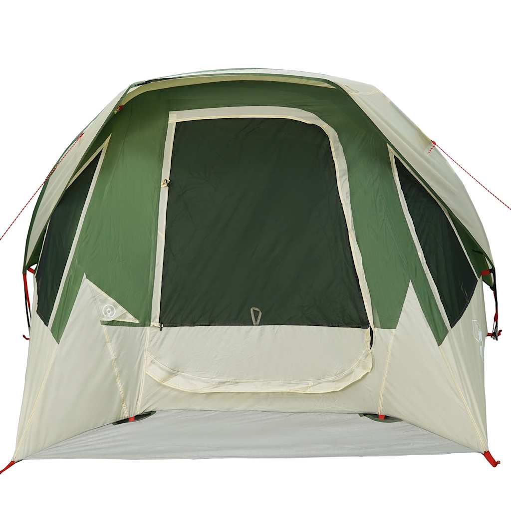 4 Person Camping Tent Green Waterproof