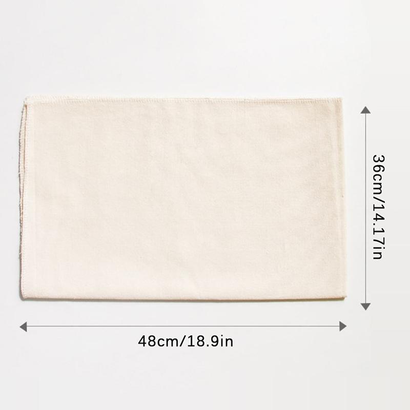 Fermented Cloth Dough Bakers Pans Bakers Dough Couche 100% Pure Cotton Pastry Proofing Cloth Baking French Bread Baguettes Loafs