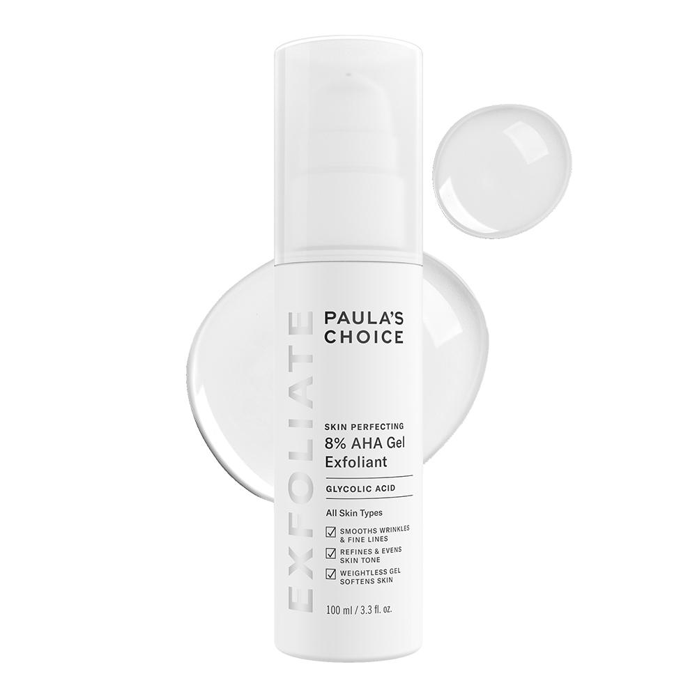 Paula's Choice 8% AHA Gel Exfoliant 100ml - Smooth Skin Exfoliating, Korean