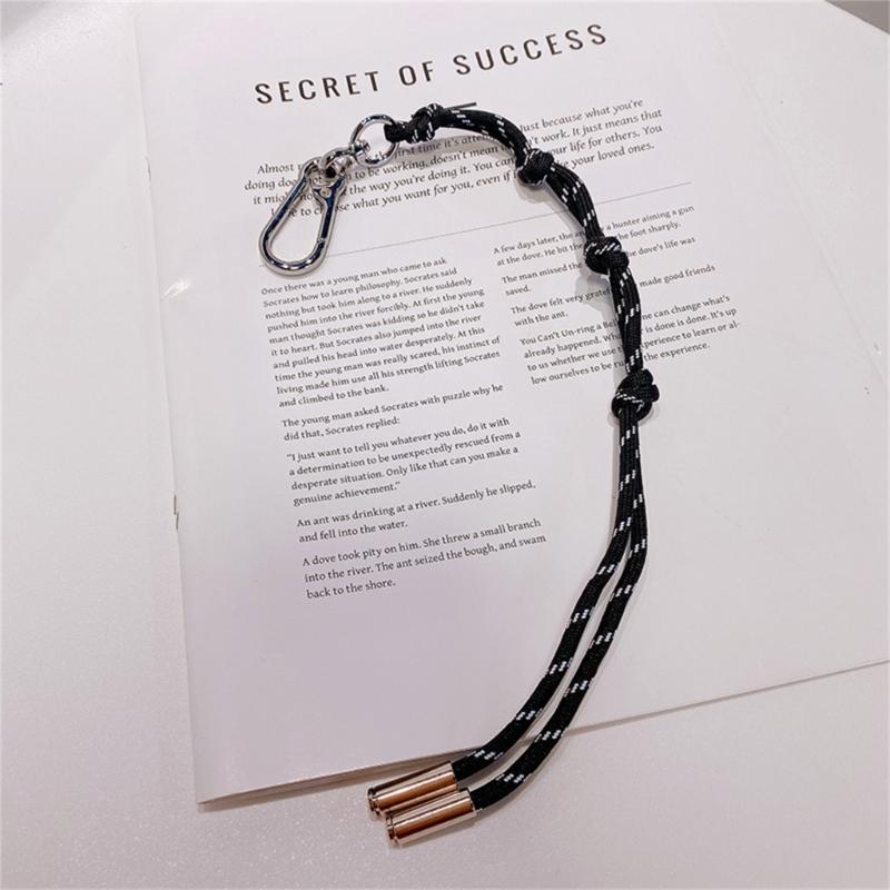 Pack of 4 Rope Key Rings Stylish Rope Keychain Fashionable Key Adornment Key Holder Key Clip Suitable for Daily Use