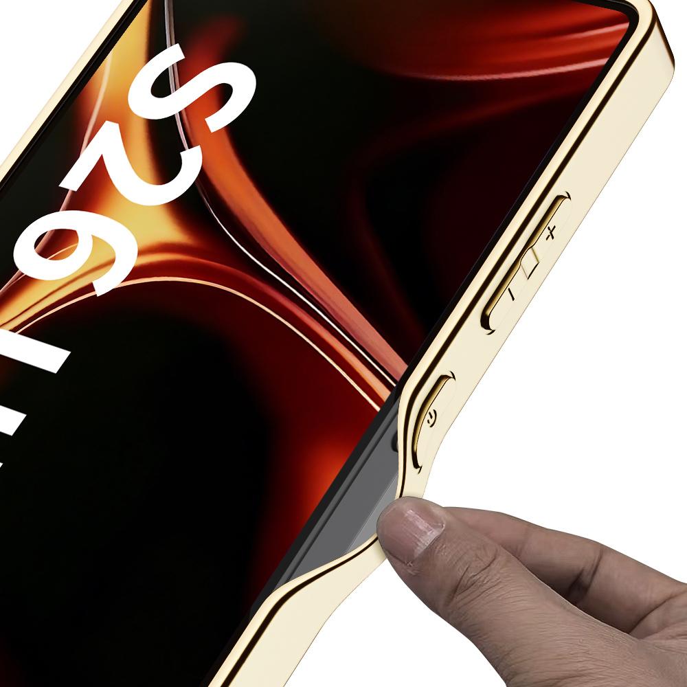 GKK für Samsung Galaxy S26 Ultra Hülle Galvanisiert Lederbeschichteter TPU-Rahmen PC-Rückseite