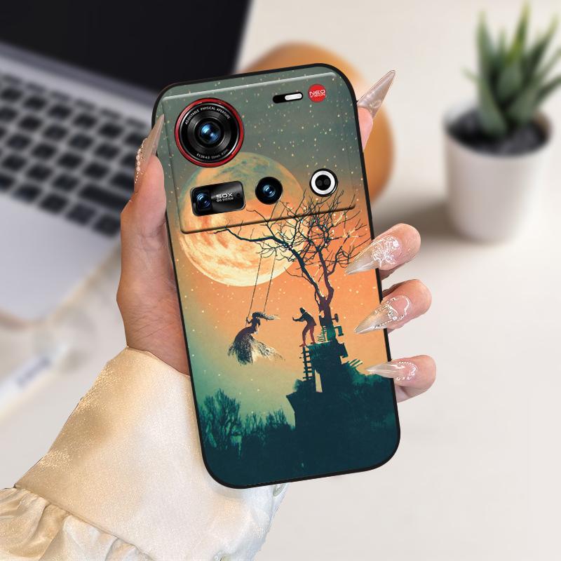 Handyhülle für ZTE nubia Z70 Ultra Hüllen NX733J Cartoon Weiche TPU Silikon Hülle für Nubia Z 70 Ultra 5G Schutzhülle Bumper