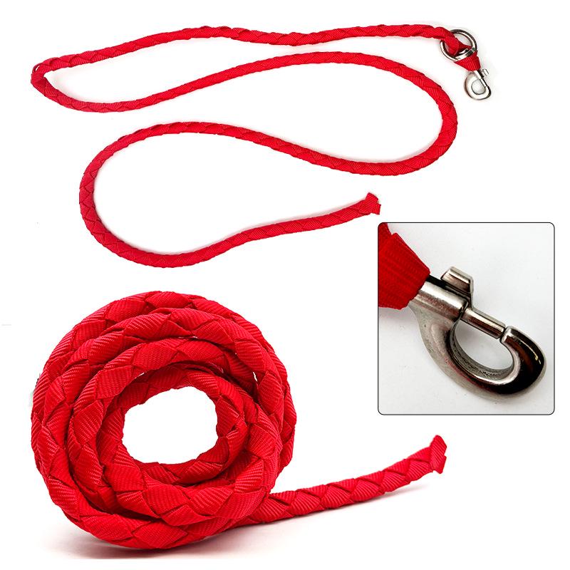 Durable Horse Halter & Reins Set with Universal Lead Rope for All Sizes - Equestrian Tack чёрный