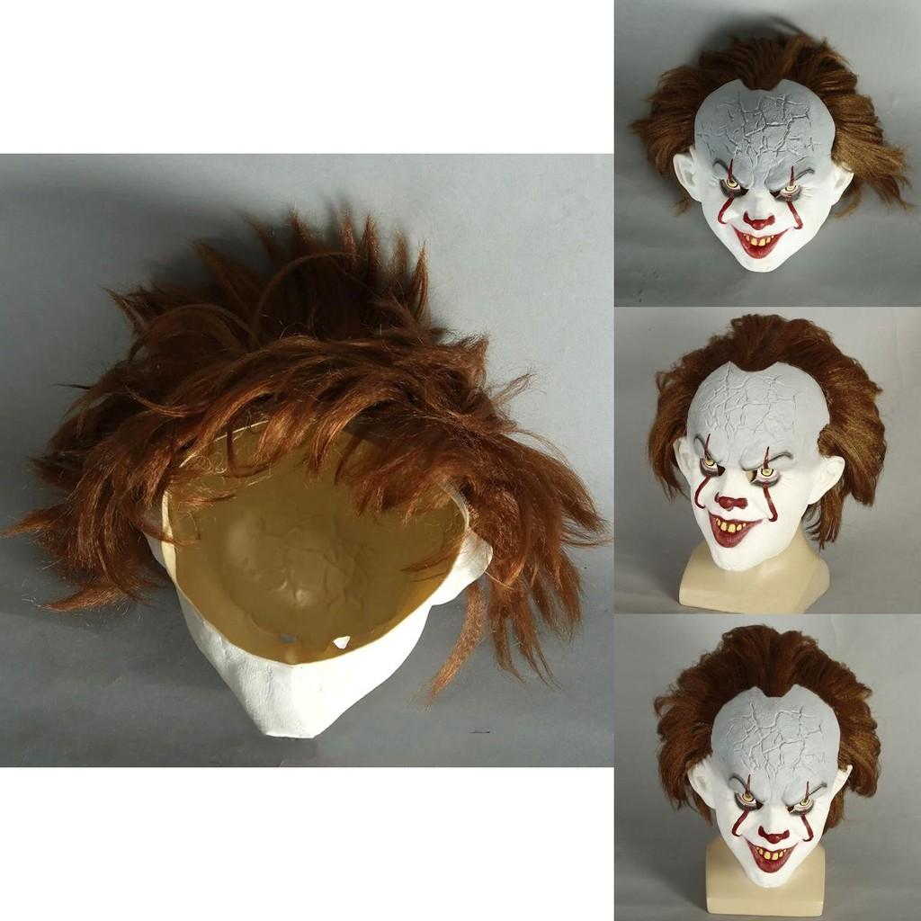 Authentic Stephen King's It Pennywise Latex Mask Perfect For Halloween Cosplay Events