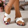 Fashion Ladies Shoes 2025 Fashion Open Toe Women's Slippers Summer Outdoor Plus Size Concise Best Seller Comfortable Light Flat Slippers