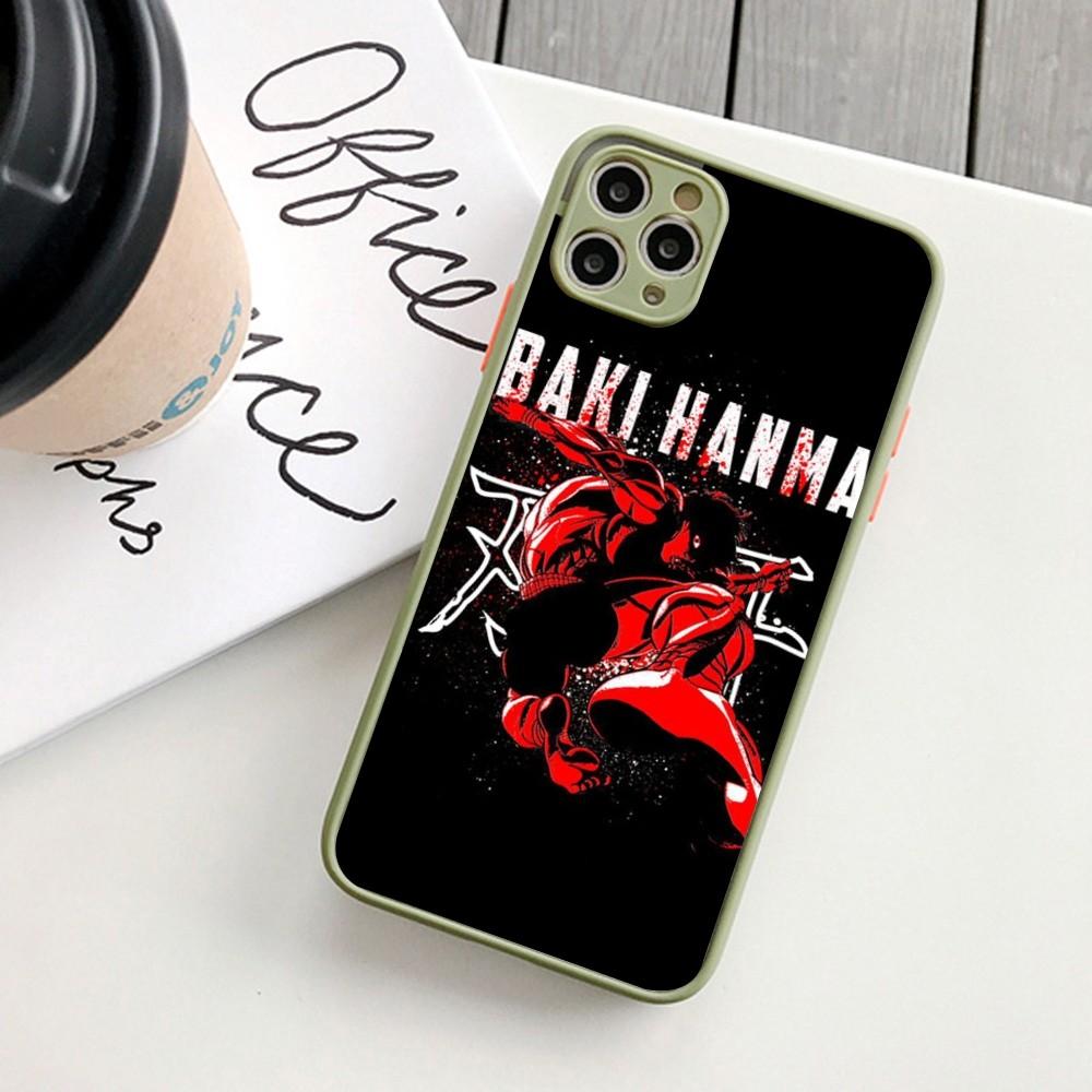 Anime B-Baki Phone Case For IPhone 14 11 12 13 Mini Pro Max 8 7 Plus X XR XS MAX Translucent Matte Cover