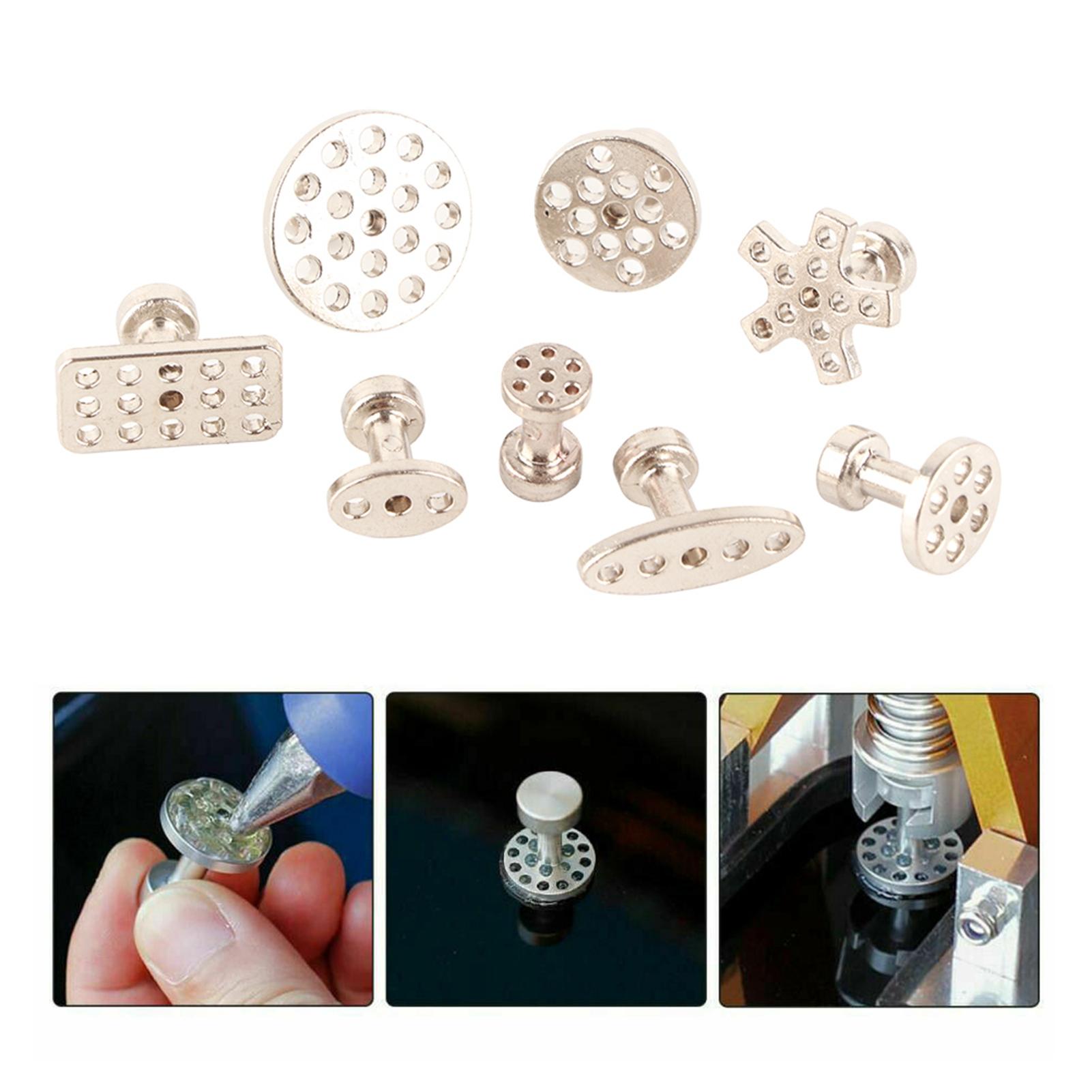 

8Pcs Metal Plate Dent Removal Puller Lifter Repair Tool Kit Garden Repairing Accessories