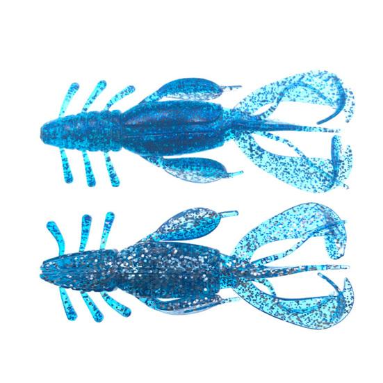 1/4Pcs 10.5g/10cm Soft Crayfish Lure Artificial Swimbait Reusable Bionic Simulation Lobster Fake Shrimp Bait Freshwater Saltwater Trout Bass Fishing