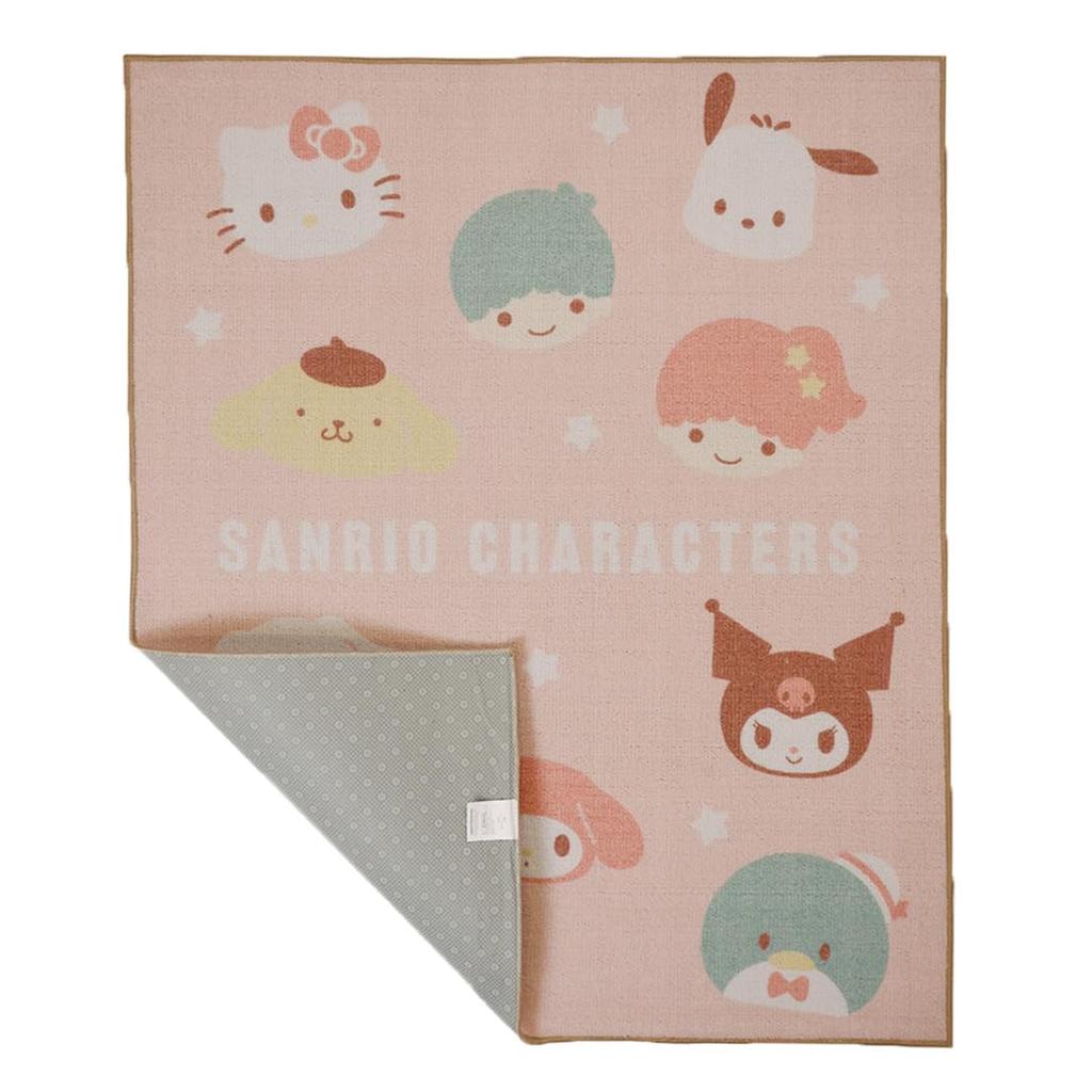 Marushin Desk Carpet Featuring Sanrio Characters Sweet and Product 3795019000 Star, Cute, Fluffy, Stylish, Non-Slip, Number