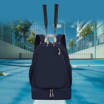 Tennis Pocket Backpack Large Capacity Back Pack with Shoe Compartment Duffel for Workout Pickleball