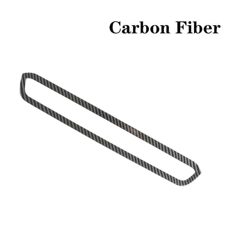 Carbon Fiber Car Center Control CD Panel Volume Button Frame Cover Trim ABS Sticker Auto For BMW 3 Series G20 G28 325i 330d 335 Carbon Fiber