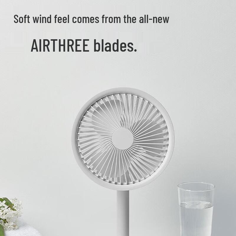 Soole Desktop Oscillating USB Rechargeable Mini Fan