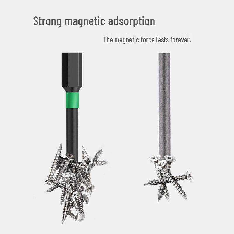 Impact-Resistant Magnetic Phillips Screwdriver Bit Set - High Hardness, Anti-Slip, Electric Drill Compatible