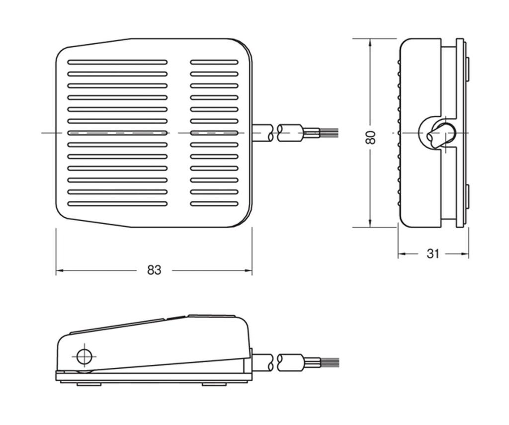JAPPY Foot Switch to the former Kasuga Electric Resin Miniature Holding 1a Contact JFK1H (equivalent KFK1H)