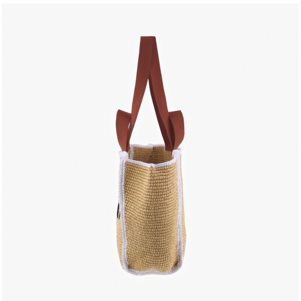 Marni Shmp0122l0 P6769 Zo761 Sillo Macrame Medium Shopper Bag Tote