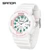 Sanda Cross-border Watches for Men, Women, and Teens - Fresh Style, Sporty Waterproof Electronic Quartz Watches, Fashionable for Students