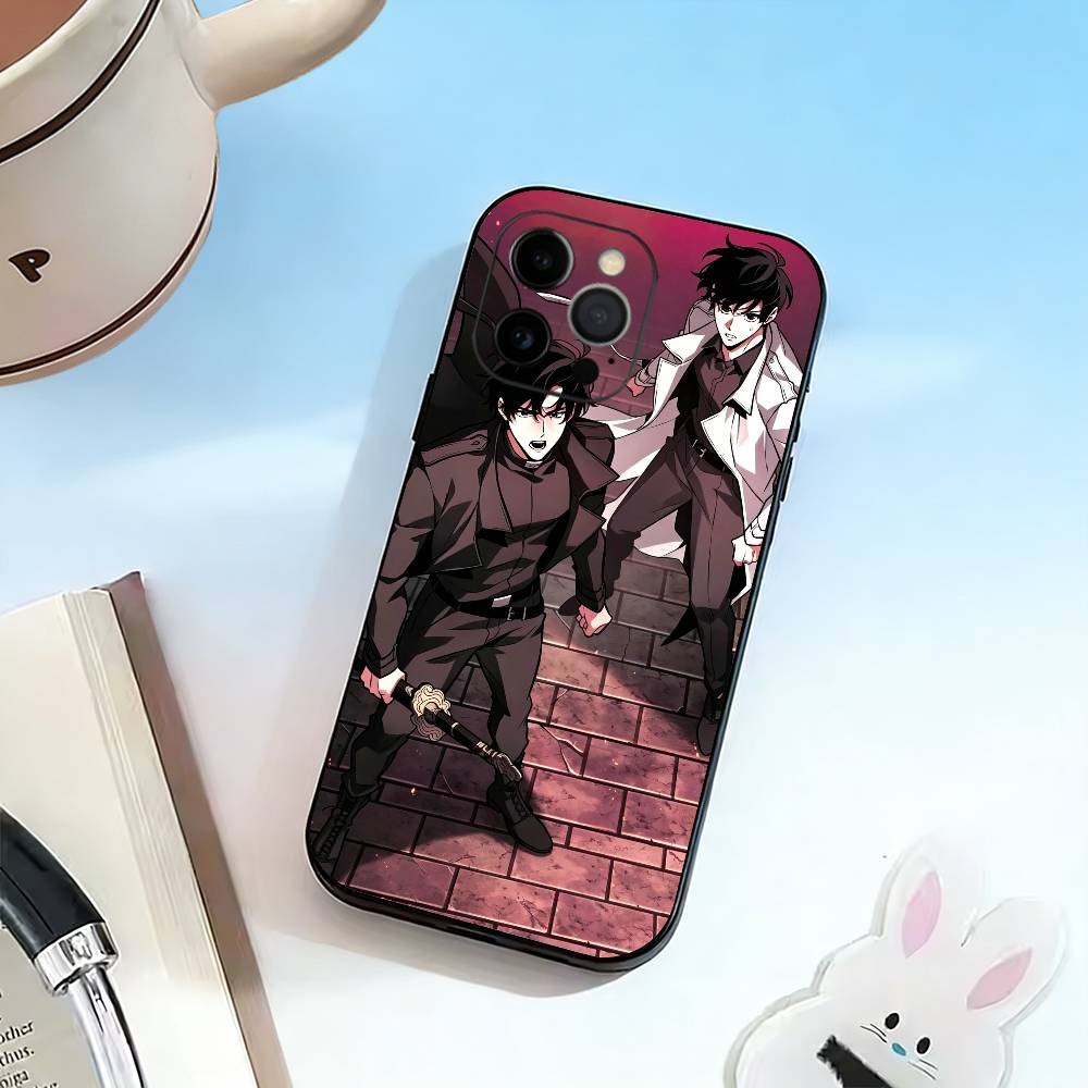 A-Anime Isekai ORV Phone Case For iPhone 17,16,15,14,13,12,11 Plus,Pro Max,XS,Soft Silicone Black Cover