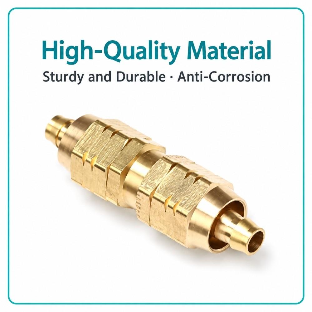High Pressure Quick Coupling Connector Copper Copper Hose Connector for Dosing Hose Connection