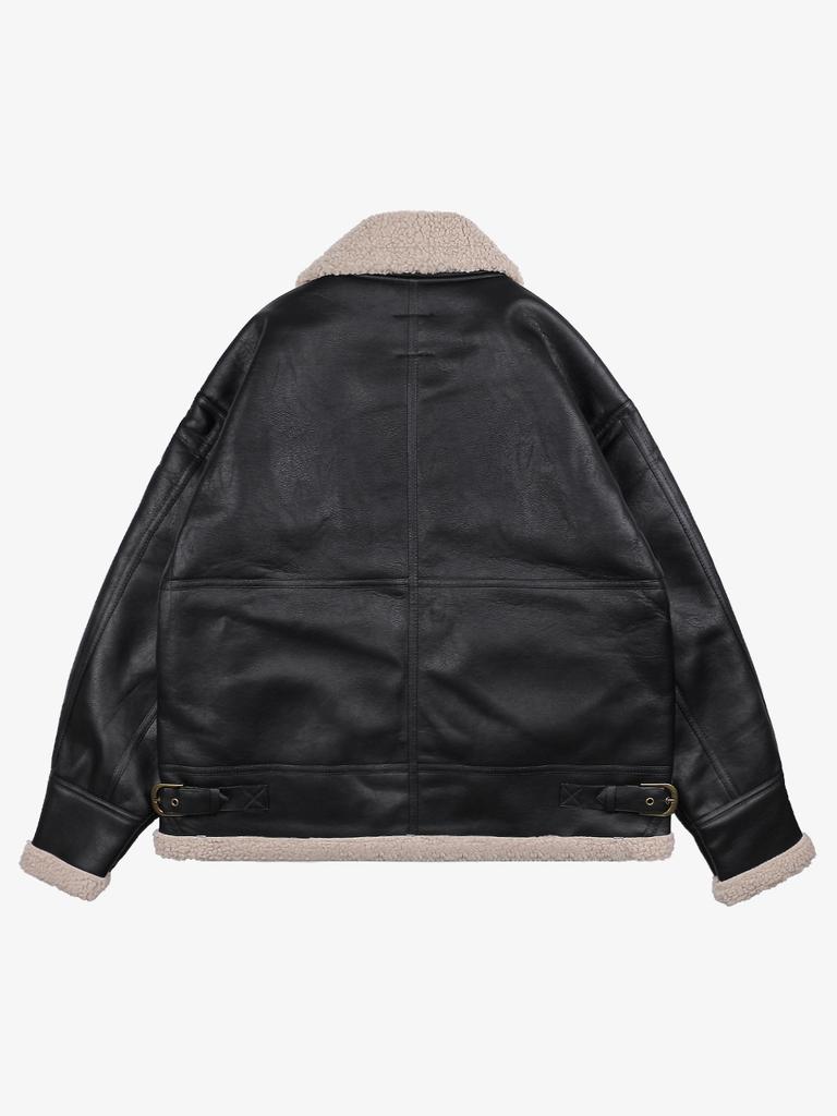 Owsa Shearling Leather Mustang Jacket 2 Colors