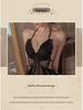 Yi Yue Satin Nightgown Set: Sexy Lingerie with Chest Pads & Bare Back Design