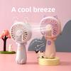 New Cartoon Mini Fan - Summer Outdoor Portable USB Charging Fan - Student Dormitory Desktop Fan