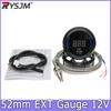 52mm Exhaust Temperature Gauge Digital Exhaust Gas Temp Gauge Led EXT Gauge Car Meter Sensor with Blue Ambient Light