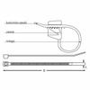 Fascetta Stringicavo Nera Fascetta Ozc 35-140 Uv (100 Pezzi)