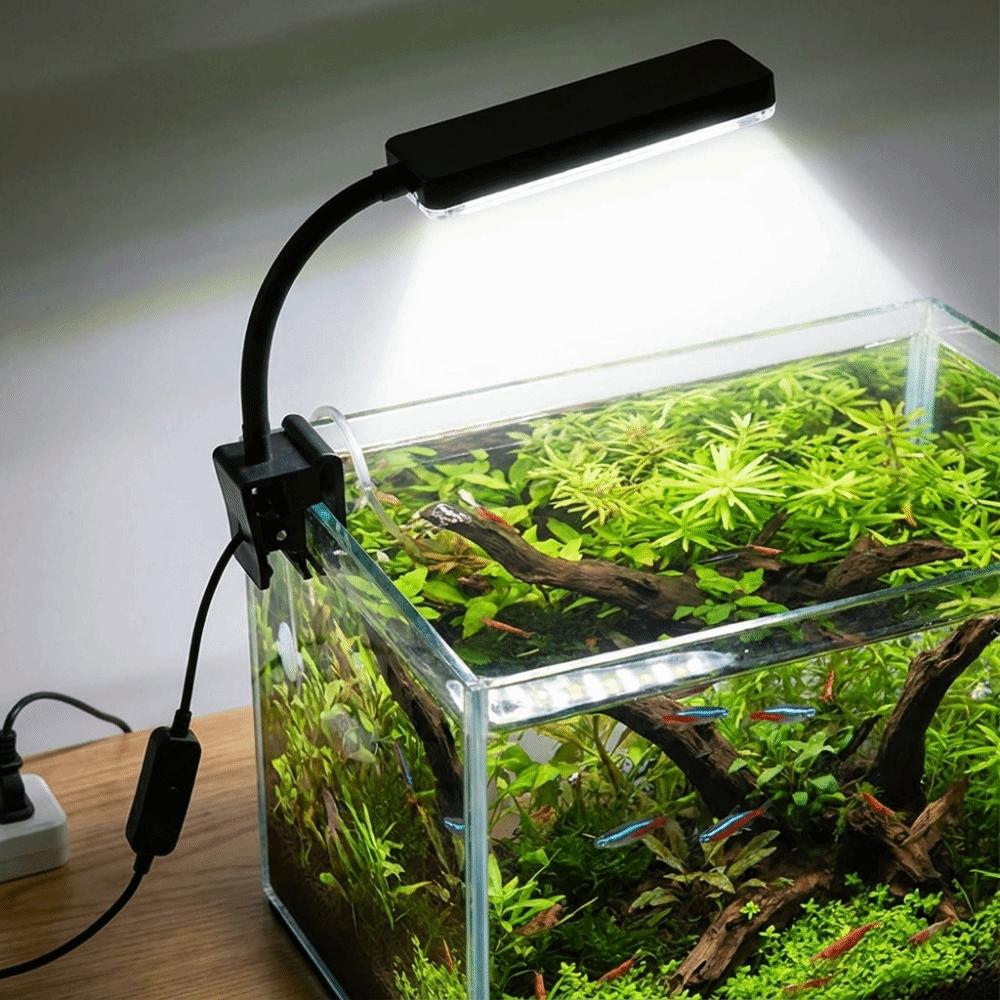 360 Degree Free Rotation Fish Tank Clip Lamp Waterproof LED Fish Tank Light Betta Fish